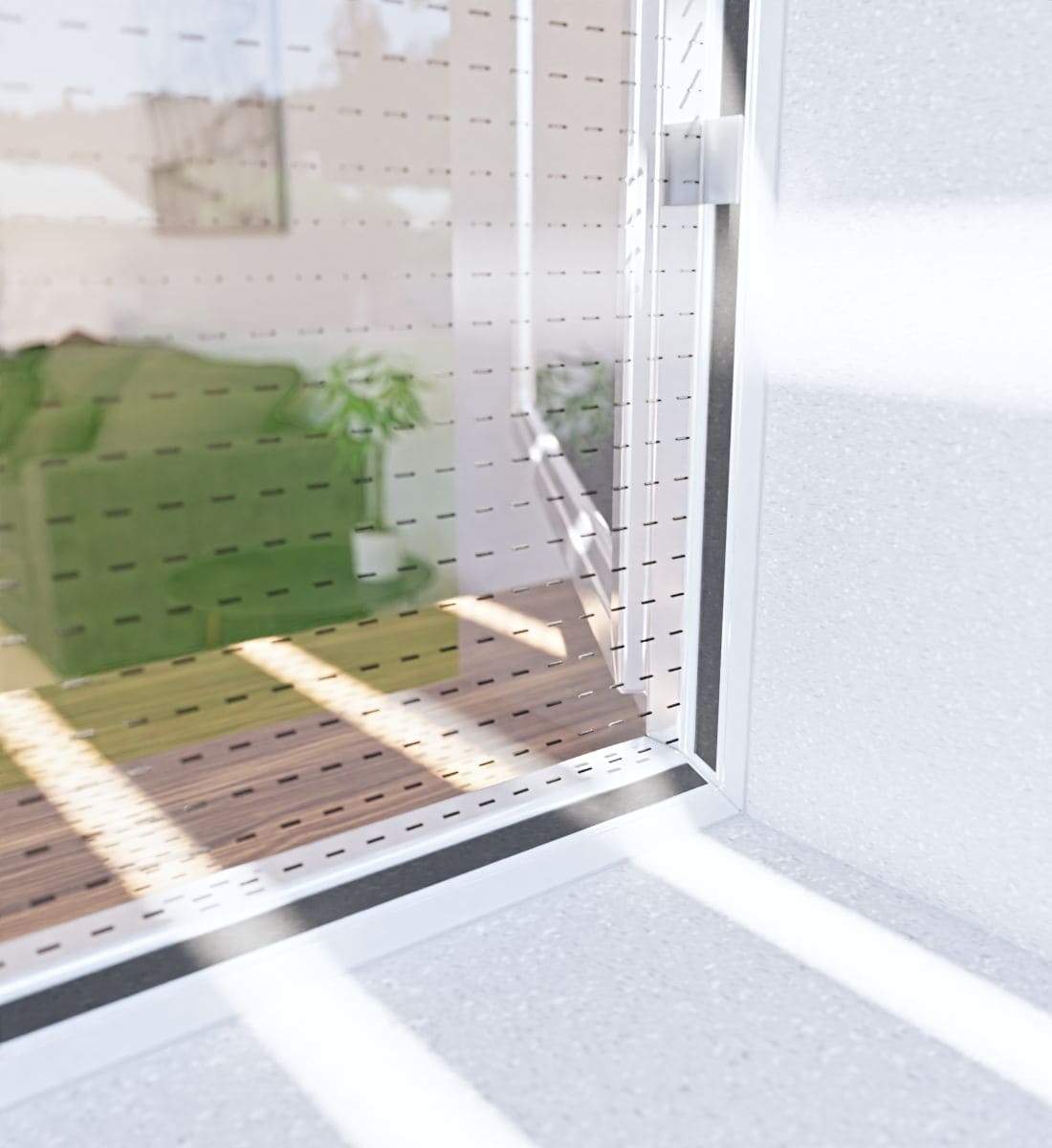 Vitrage Mostiglass® magnétique en applique